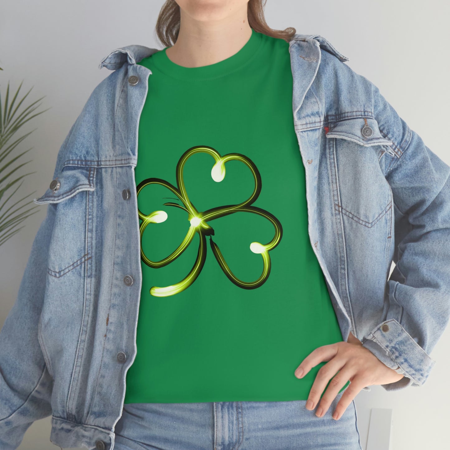 Simple Shamrock Unisex Cotton T-shirt