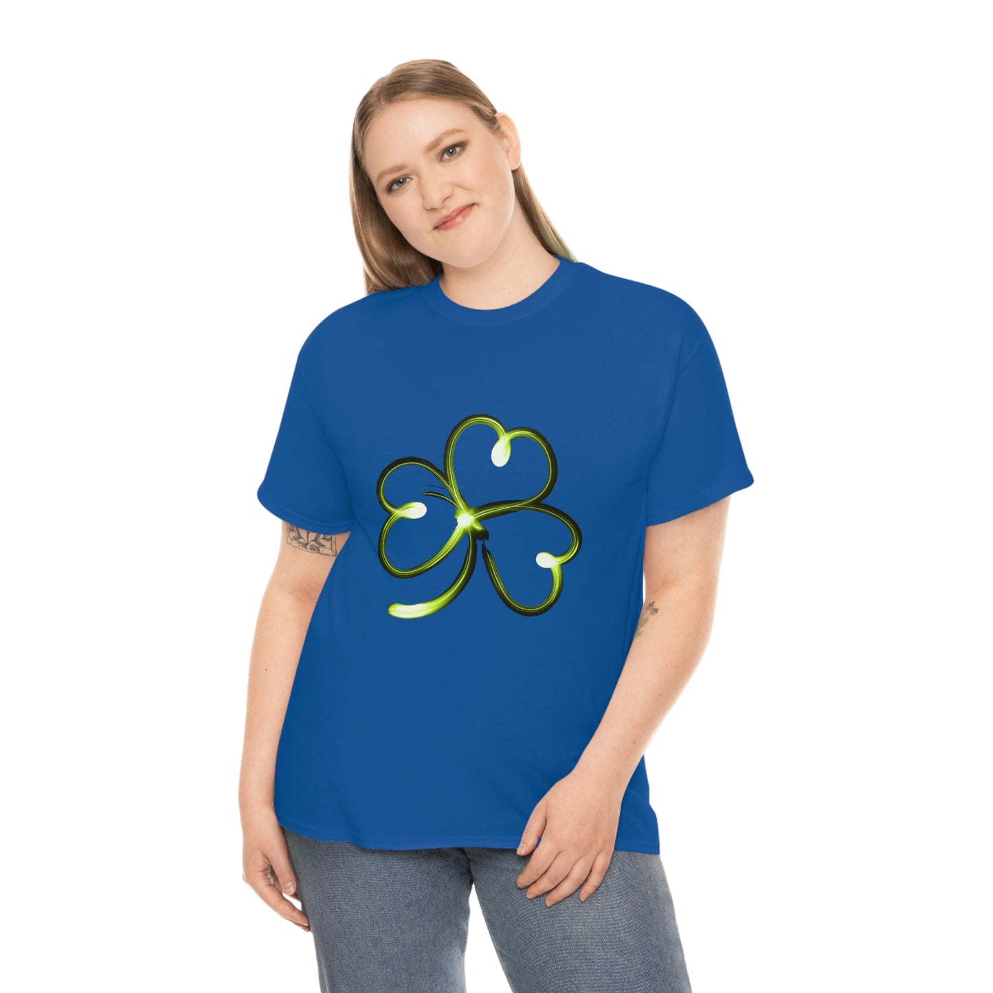 Simple Shamrock Unisex Cotton T-shirt