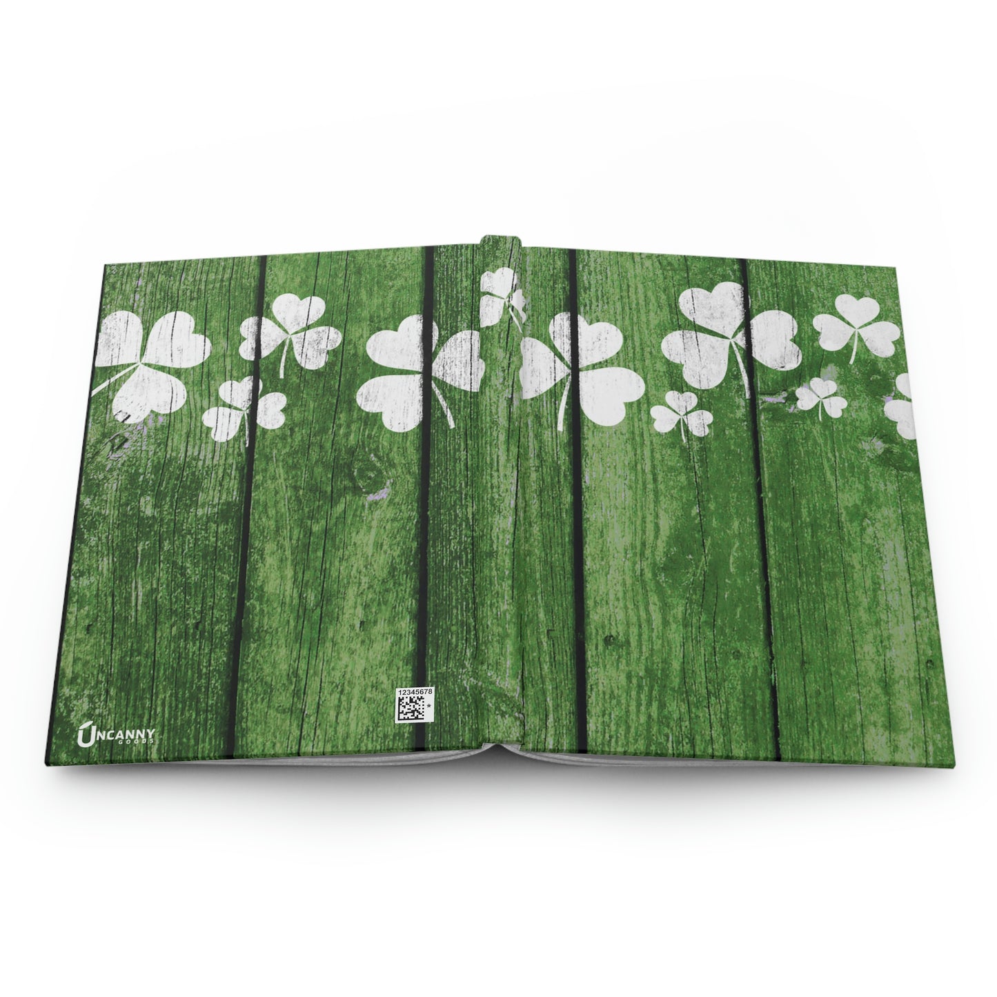Wood Luck Notebook Book Hardcover Journal Matte