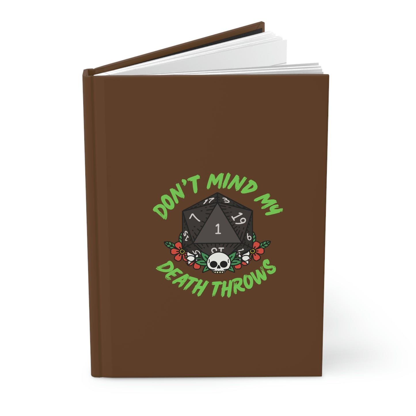 Death Throws Hardcover Journal Matte