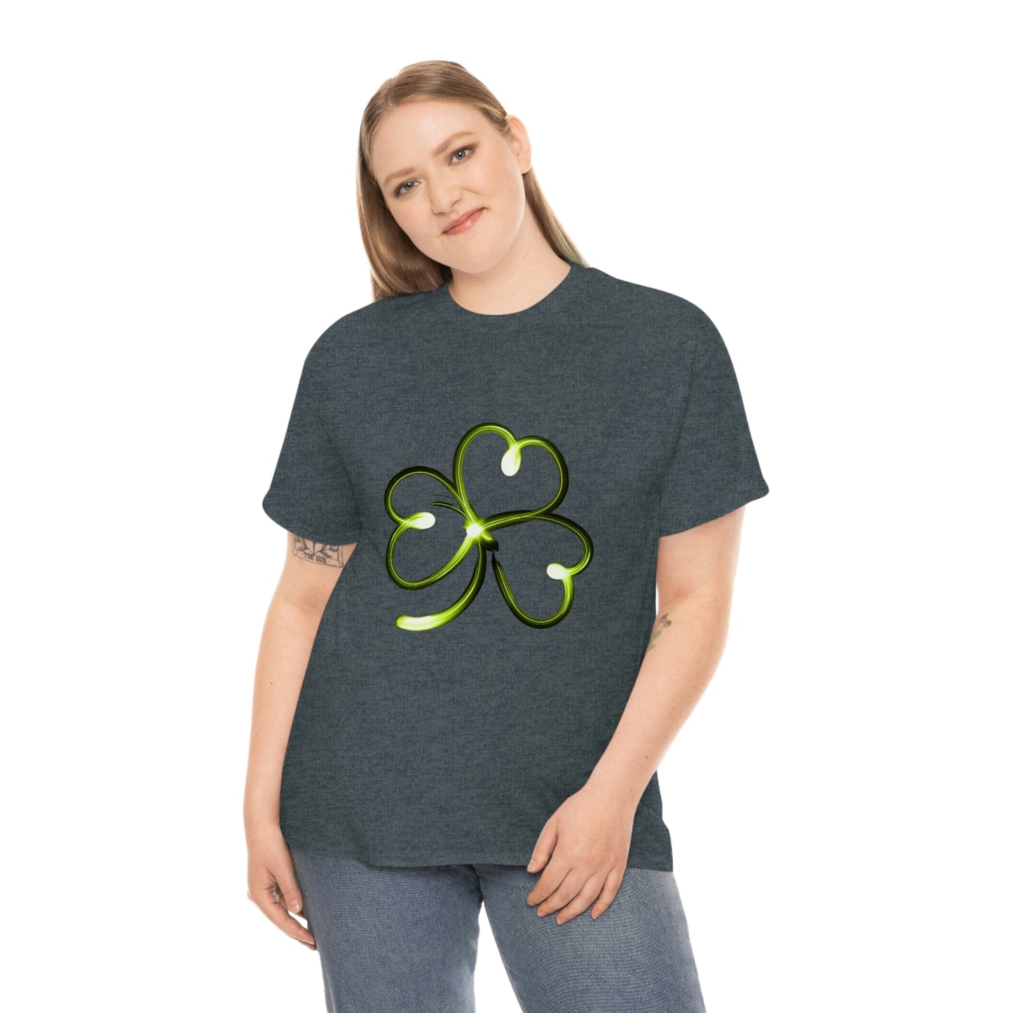 Simple Shamrock Unisex Cotton T-shirt