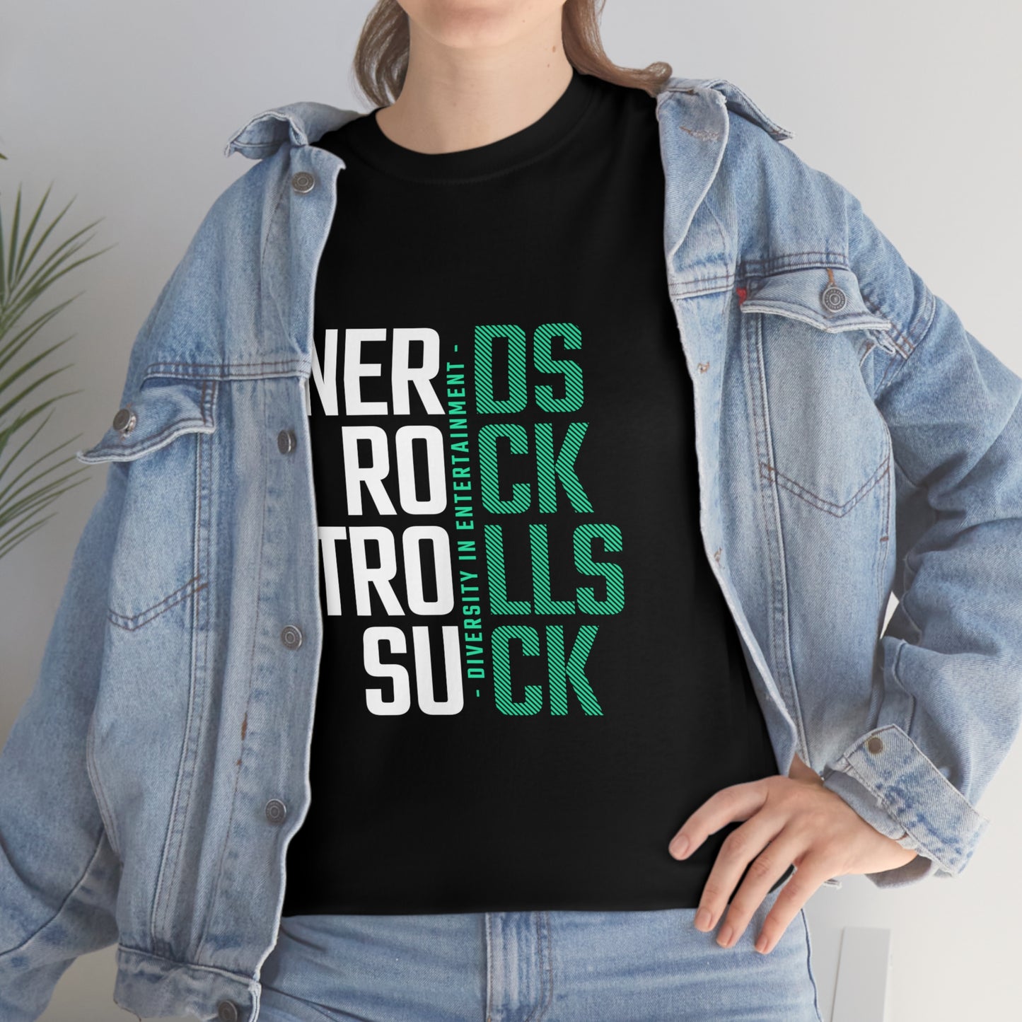 Nerds Rock Troll Suck Unisex Cotton T-shirt