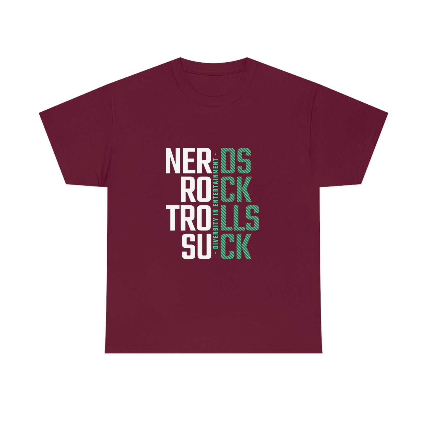 Nerds Rock Troll Suck Unisex Cotton T-shirt