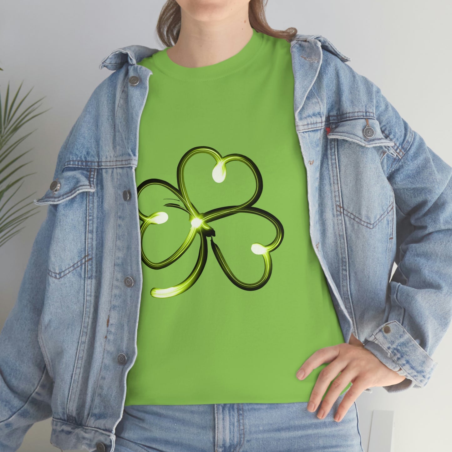 Simple Shamrock Unisex Cotton T-shirt