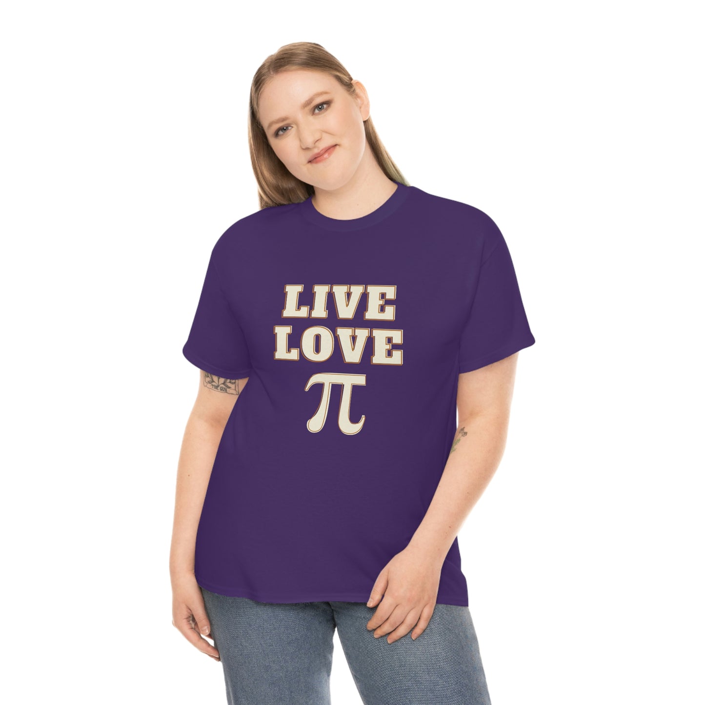 Live Love Pi Unisex Cotton T-shirt