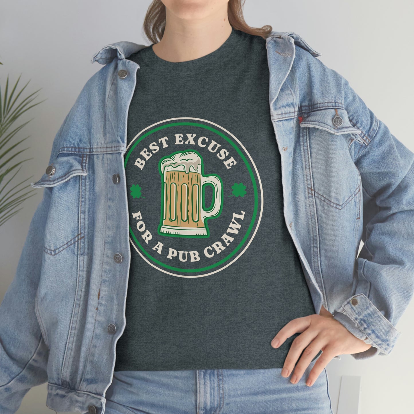 Pub Crawl Hearts Unisex Cotton T-shirt