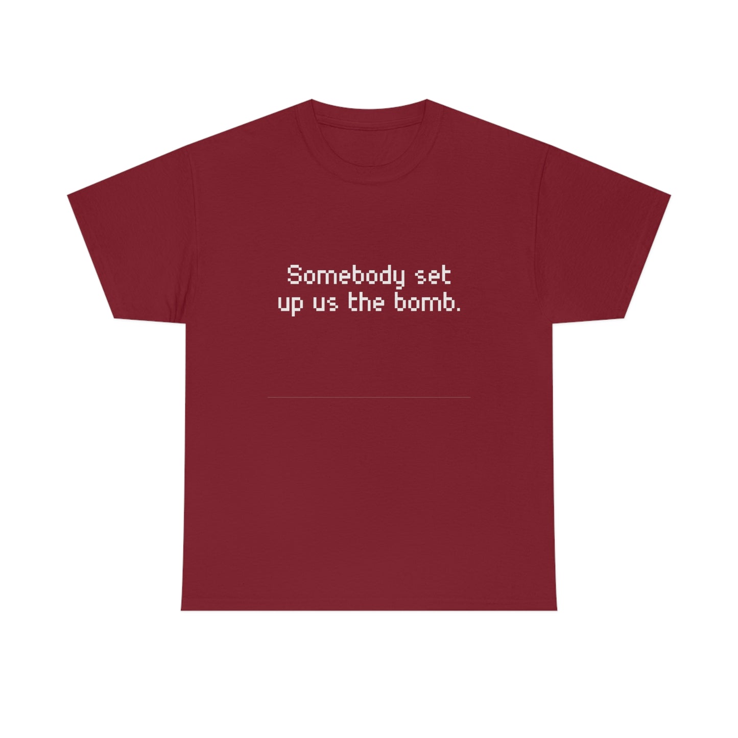 Set Up Us the Bomb Unisex Cotton T-shirt