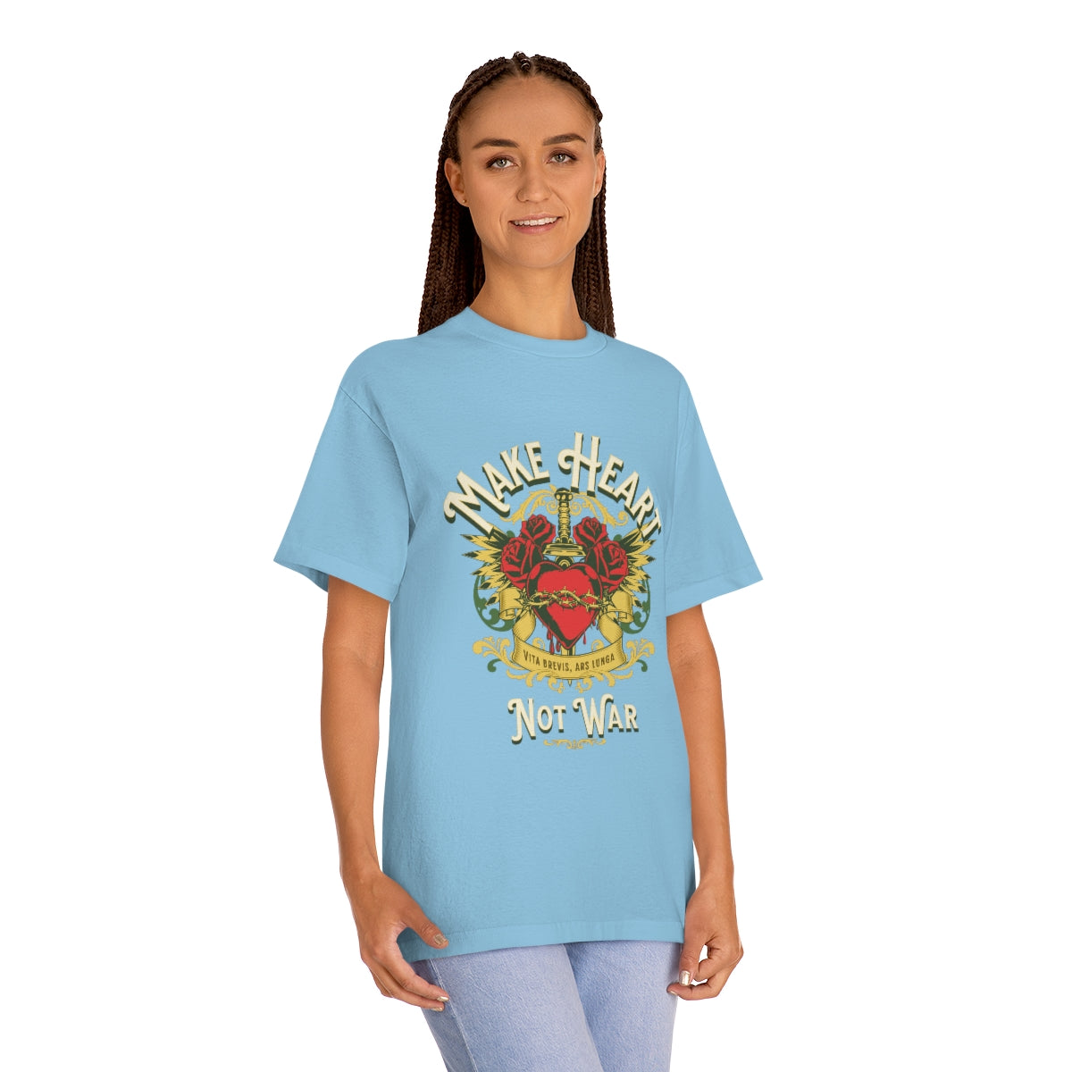 Make Heart Not War Unisex Classic Tee