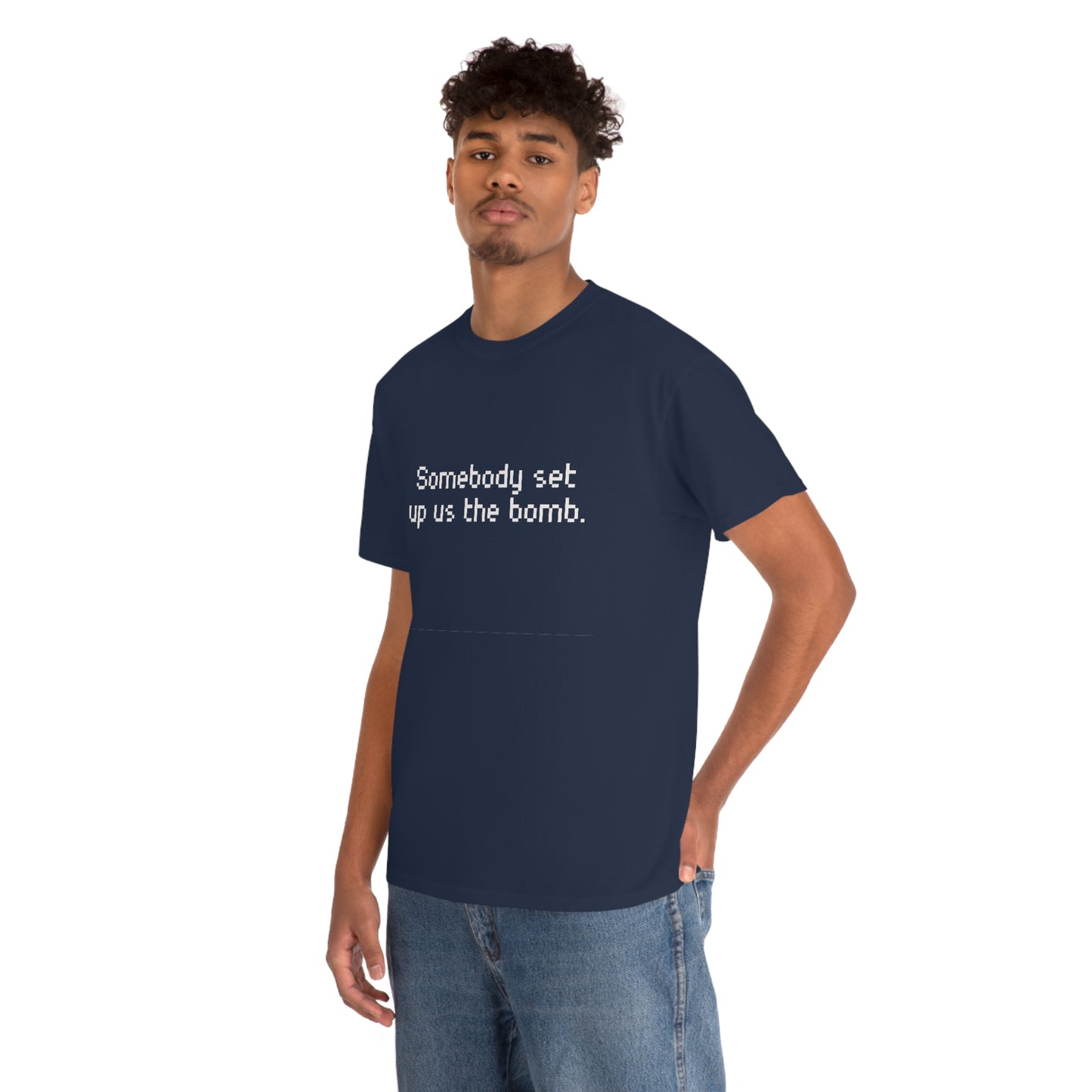 Set Up Us the Bomb Unisex Cotton T-shirt