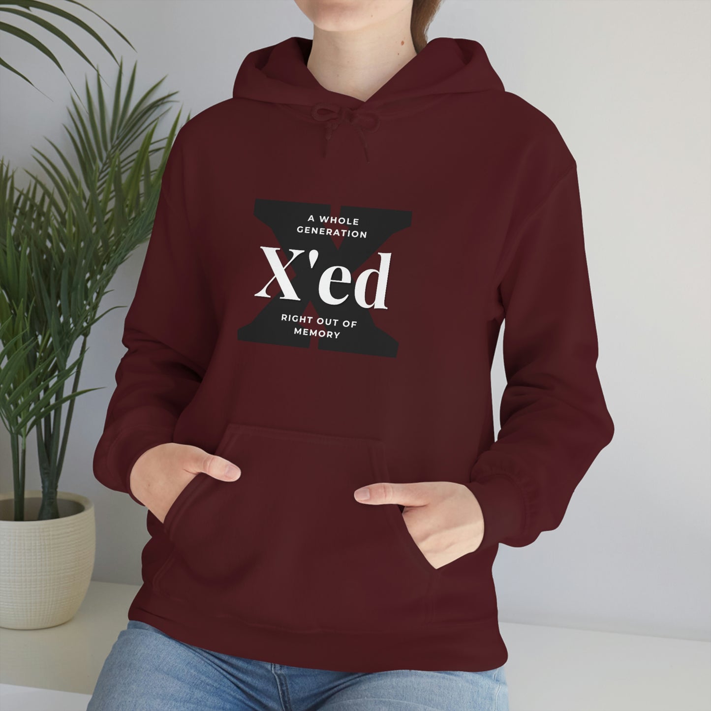 GenX X'ed Out Unisex Hooded Sweatshirt