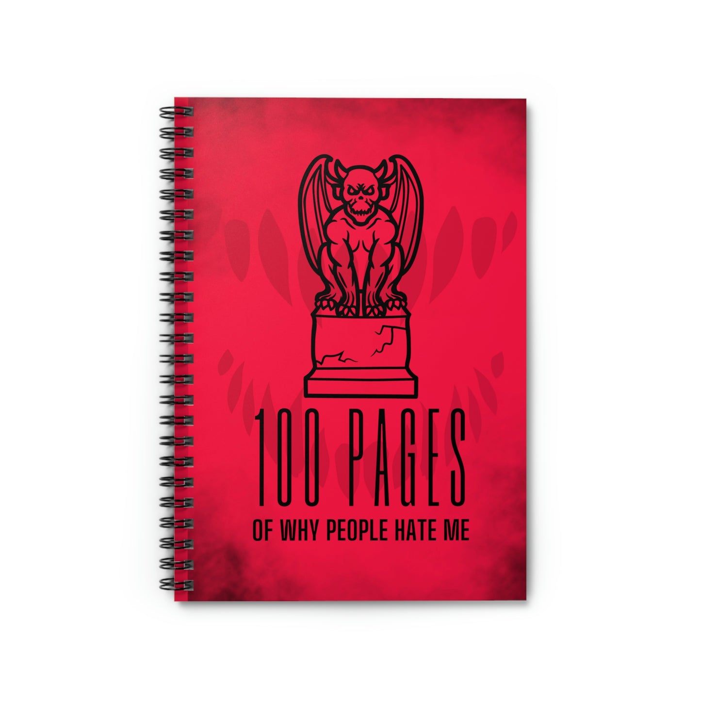People Hate Me Spiral Notebook - Ruled Line