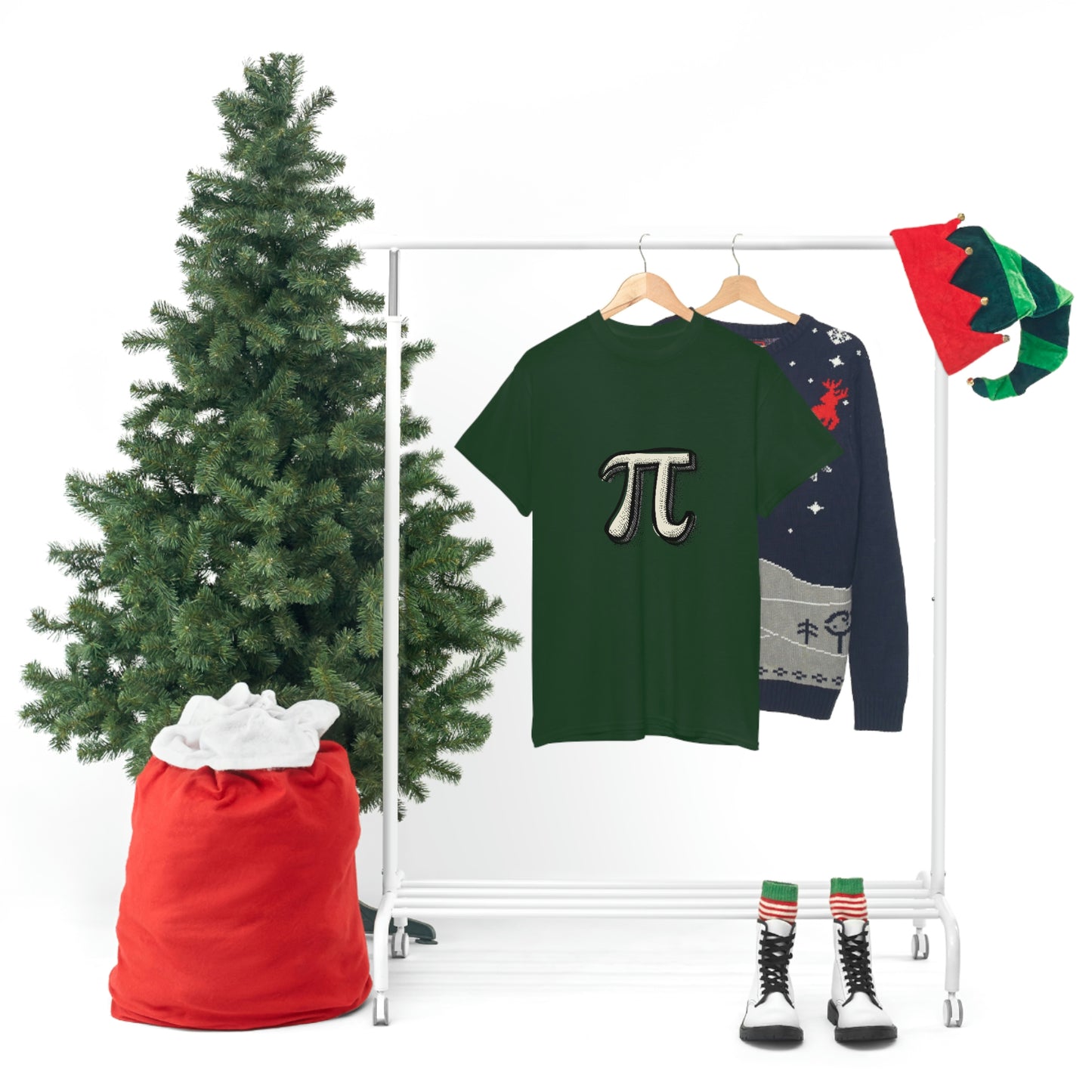 Sketchy Pi Unisex Cotton T-shirt