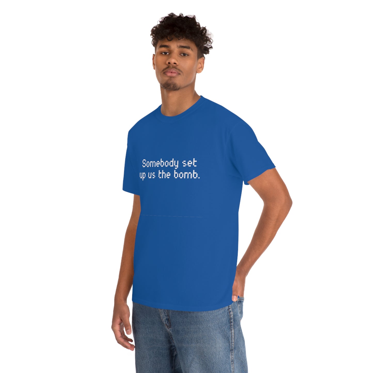 Set Up Us the Bomb Unisex Cotton T-shirt