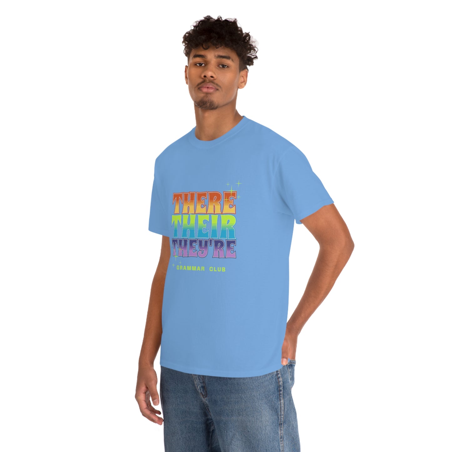 There Their They're Grammar Club Unisex Cotton T-shirt