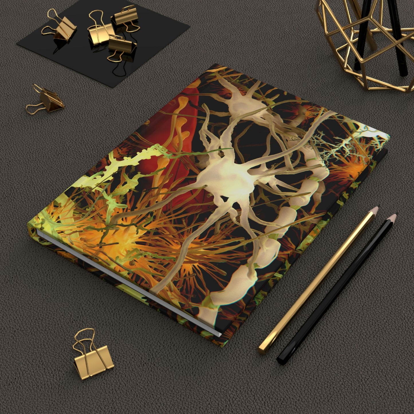 Molecular Notebook Book Hardcover Journal Matte