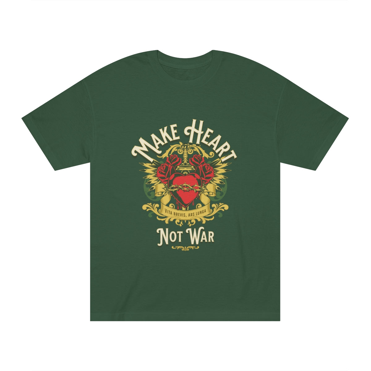 Make Heart Not War Unisex Classic Tee
