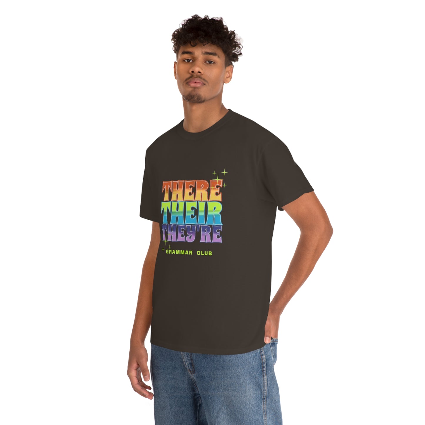 There Their They're Grammar Club Unisex Cotton T-shirt