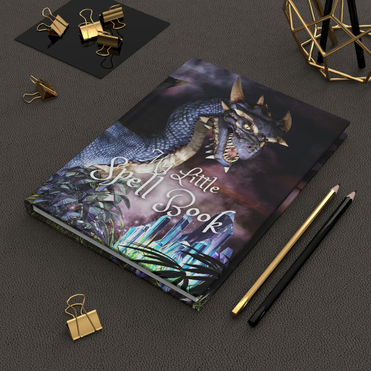 Dragon Spell Book Hardcover Journal Matte