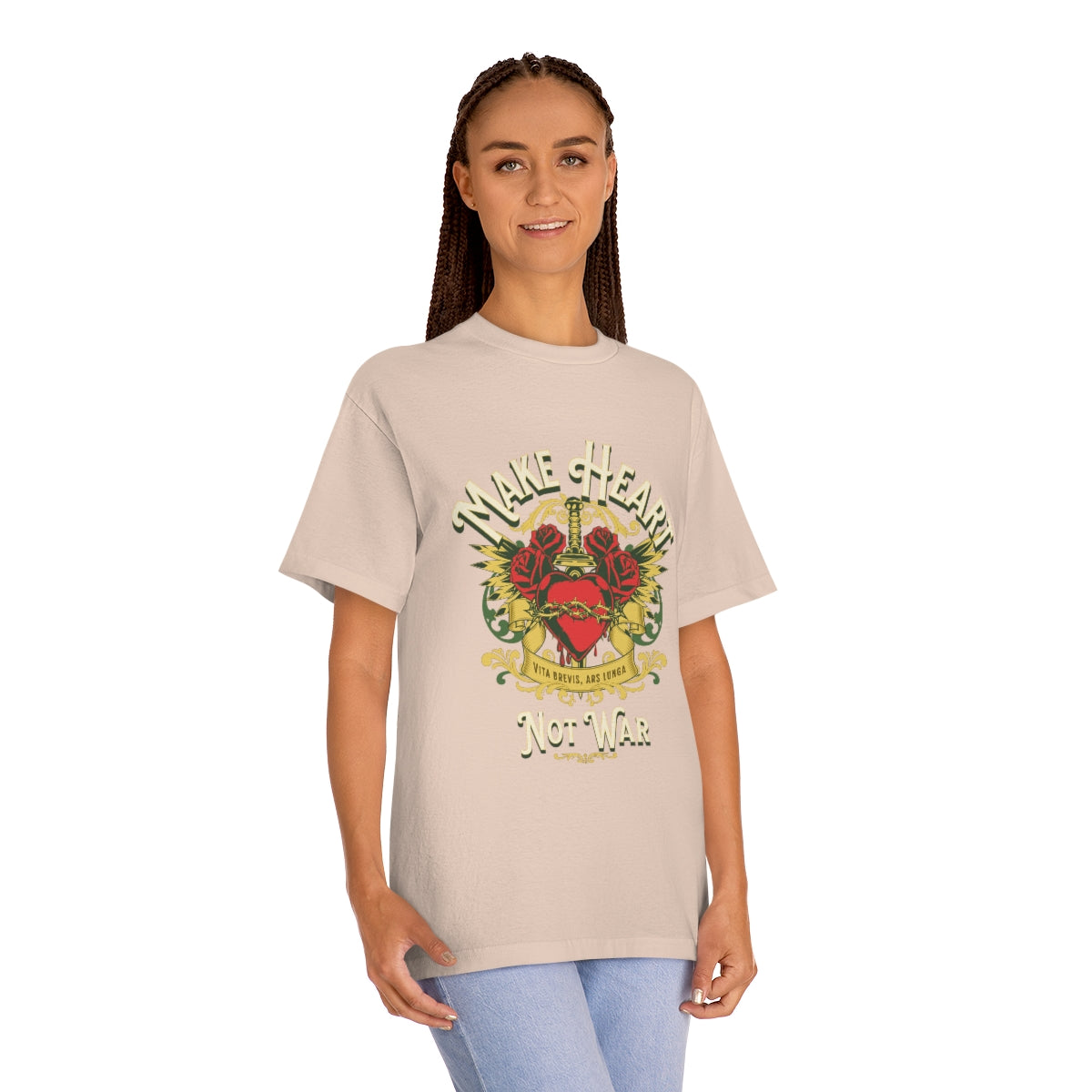 Make Heart Not War Unisex Classic Tee
