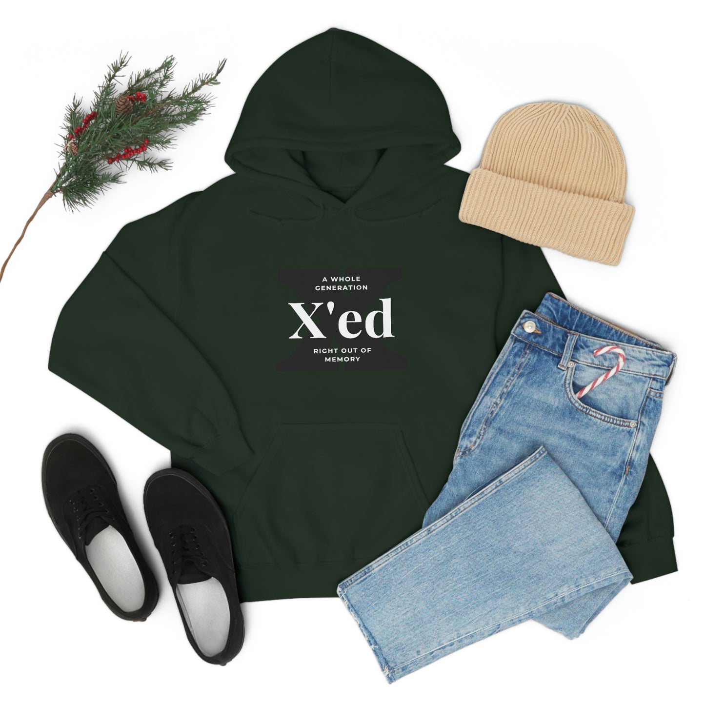 GenX X'ed Out Unisex Hooded Sweatshirt