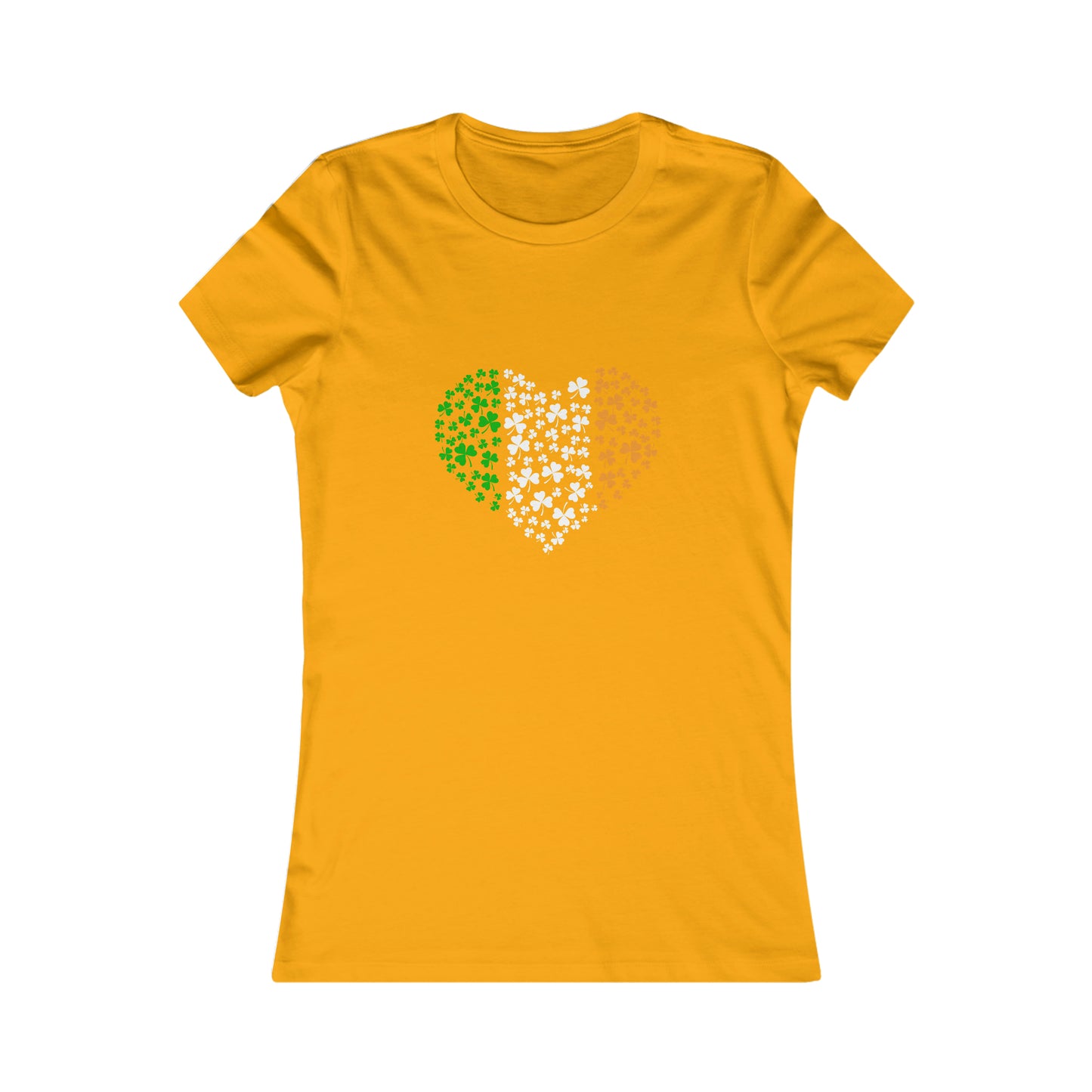 Irish Flag Hearts Women's Cotton Tee