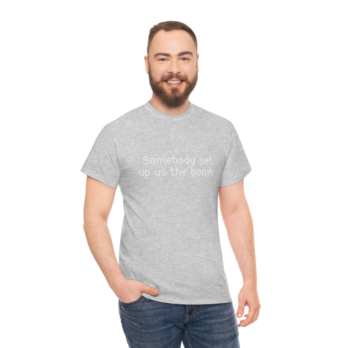 Set Up Us the Bomb Unisex Cotton T-shirt