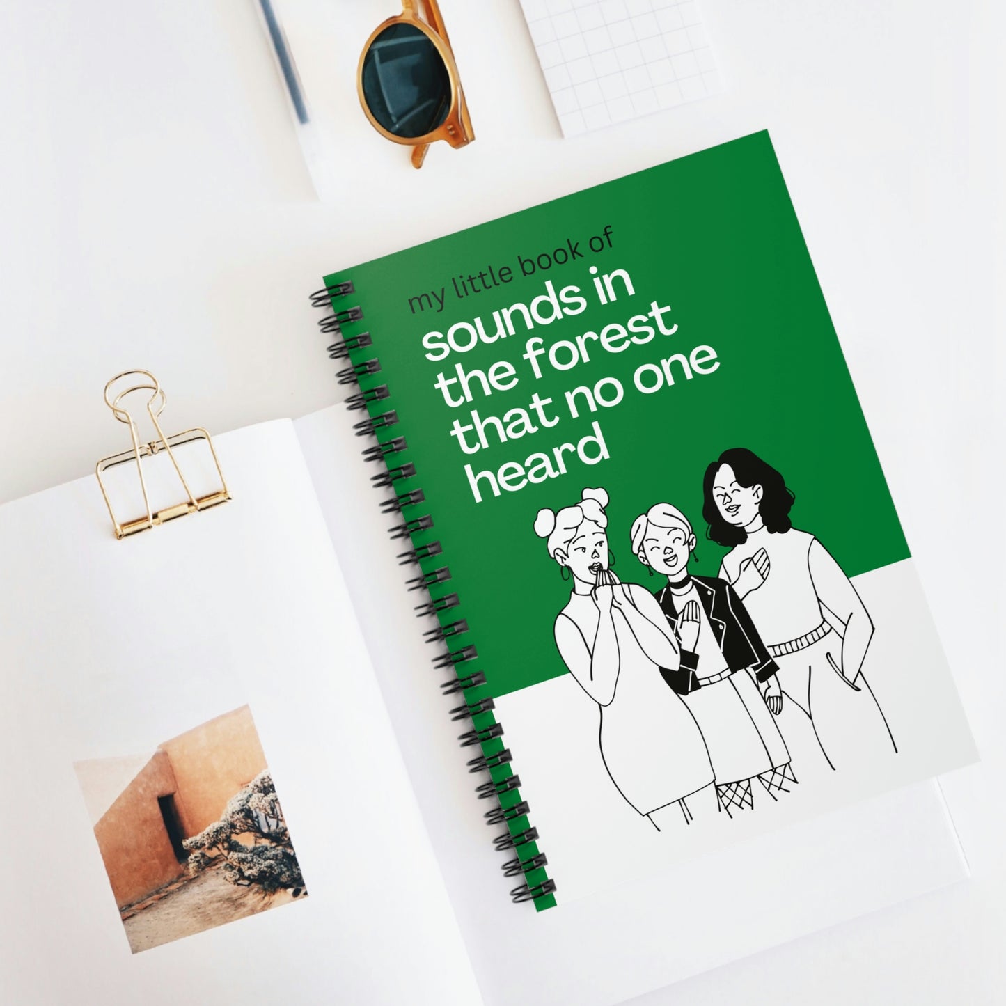 Forest Sounds Spiral Notebook - Ruled Line