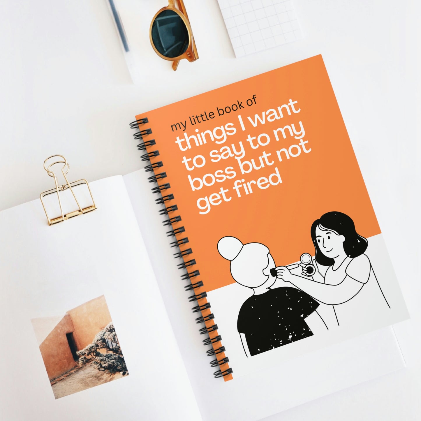 To My Boss Spiral Notebook - Ruled Line