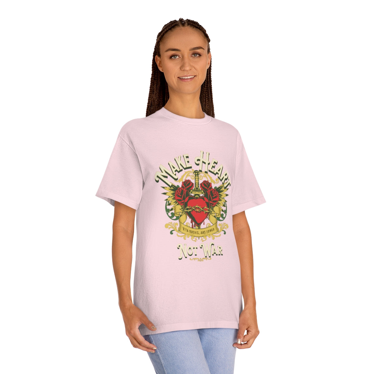 Make Heart Not War Unisex Classic Tee