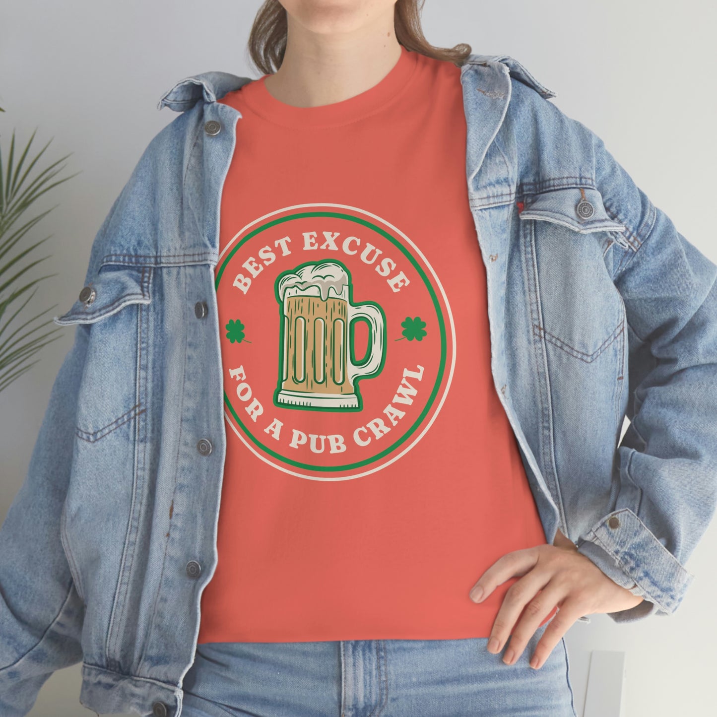 Pub Crawl Hearts Unisex Cotton T-shirt