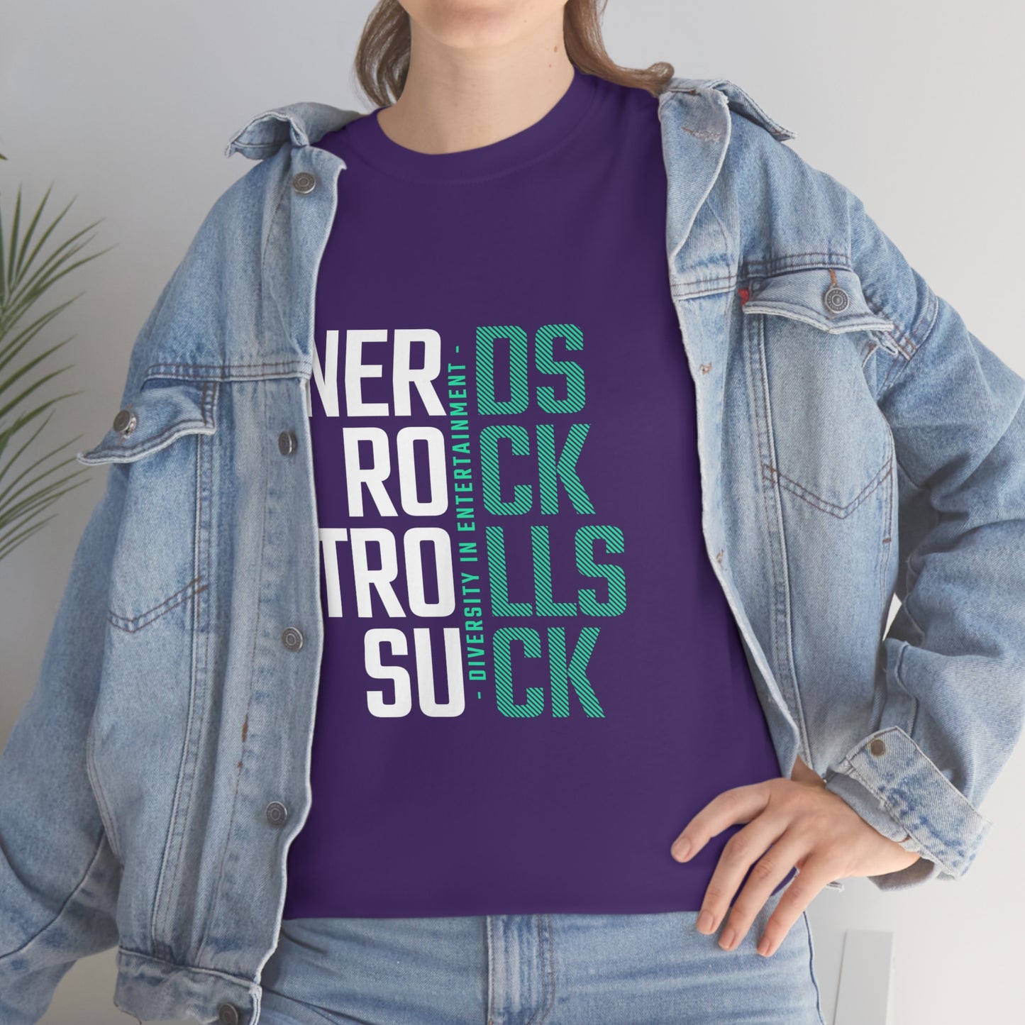 Nerds Rock Troll Suck Unisex Cotton T-shirt