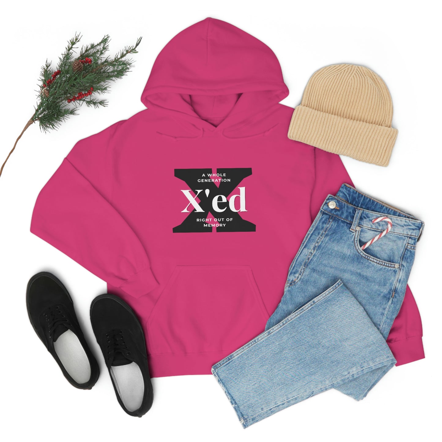 GenX X'ed Out Unisex Hooded Sweatshirt