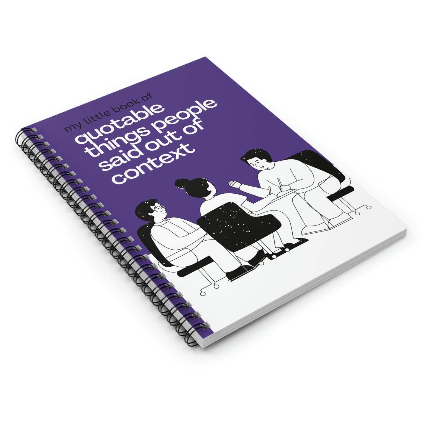 Quotable Things Spiral Notebook - Ruled Line