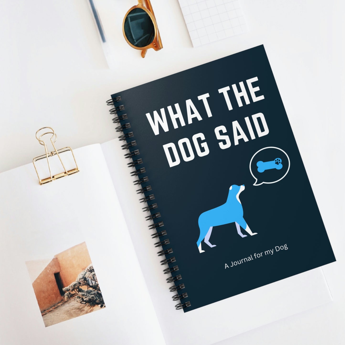 What the Dog Said Spiral Notebook - Ruled Line