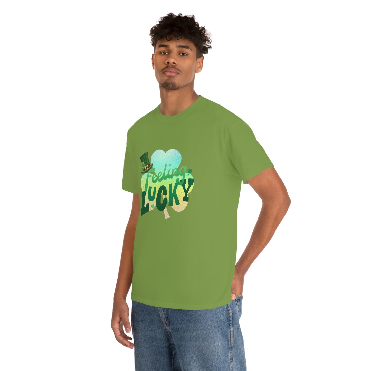 Feeling Lucky Unisex Cotton T-shirt