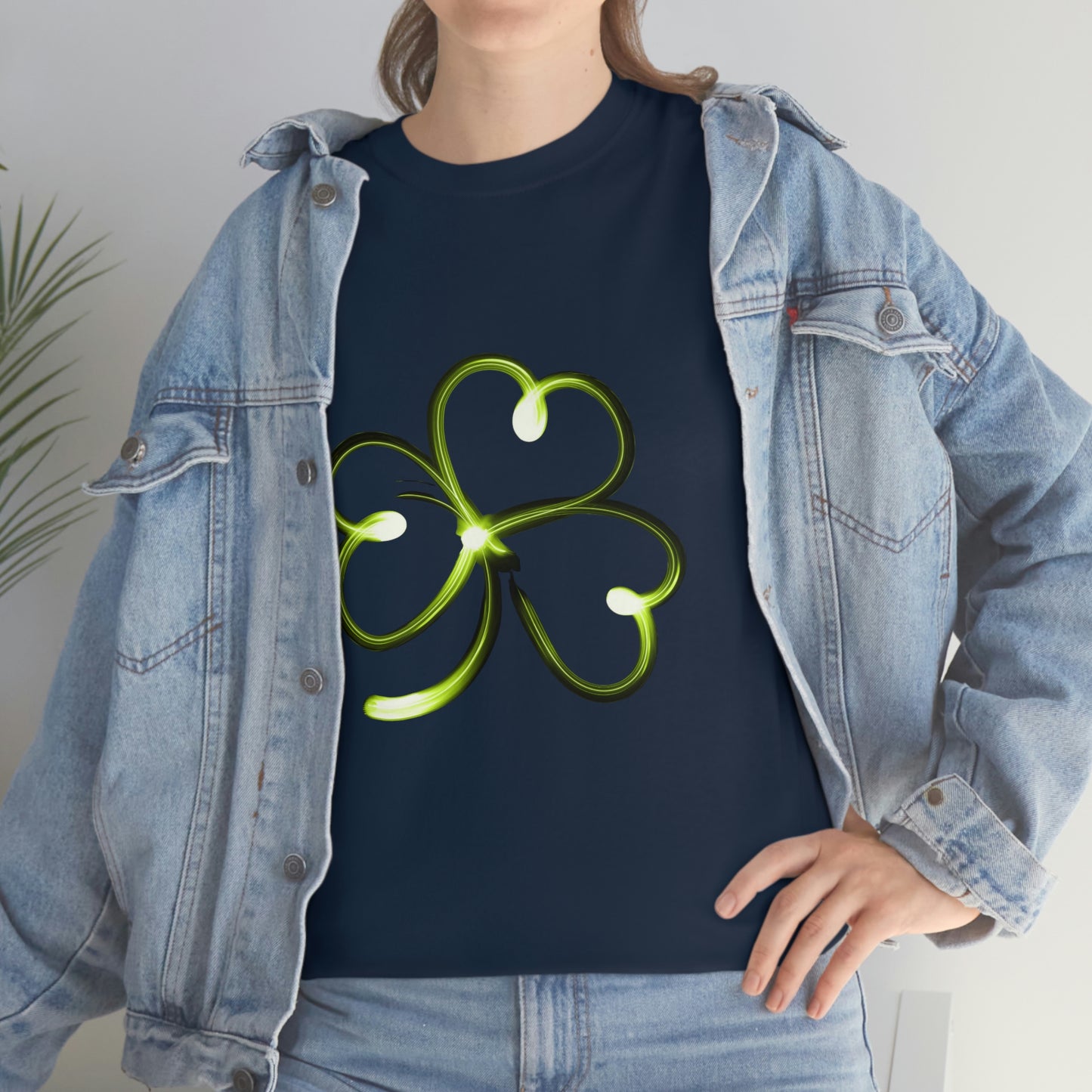 Simple Shamrock Unisex Cotton T-shirt