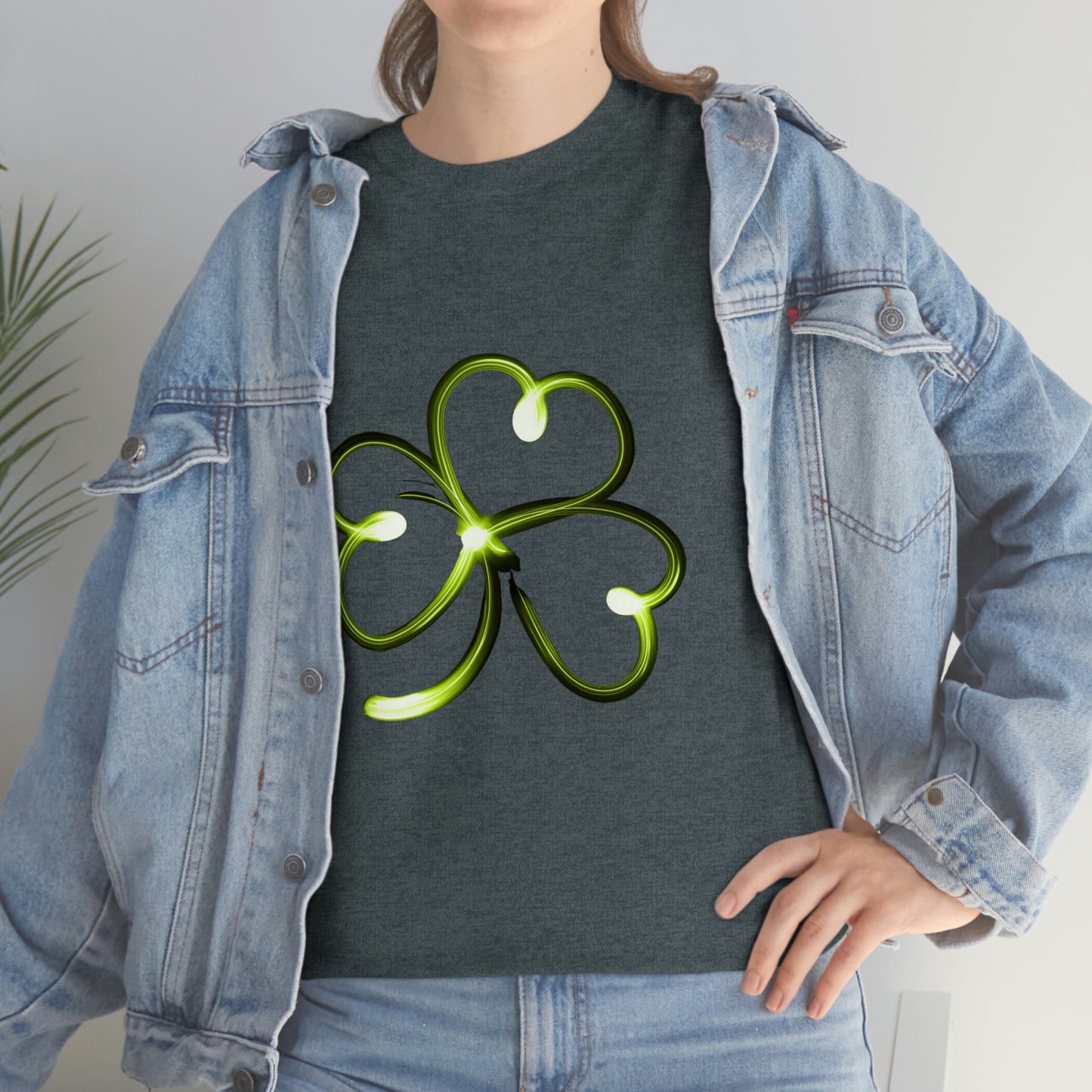 Simple Shamrock Unisex Cotton T-shirt