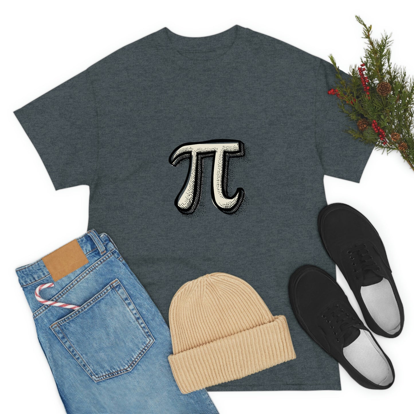 Sketchy Pi Unisex Cotton T-shirt