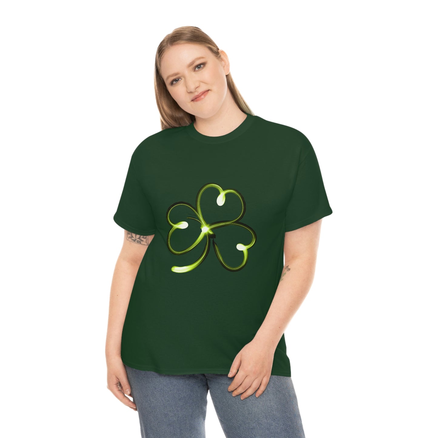 Simple Shamrock Unisex Cotton T-shirt