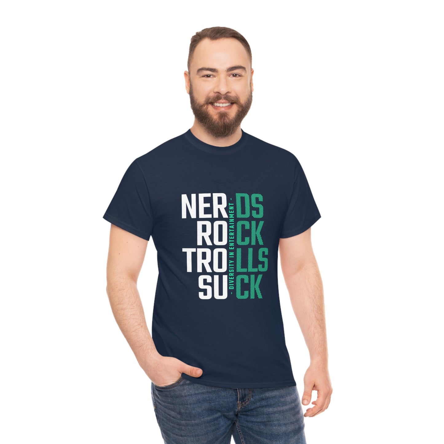 Nerds Rock Troll Suck Unisex Cotton T-shirt