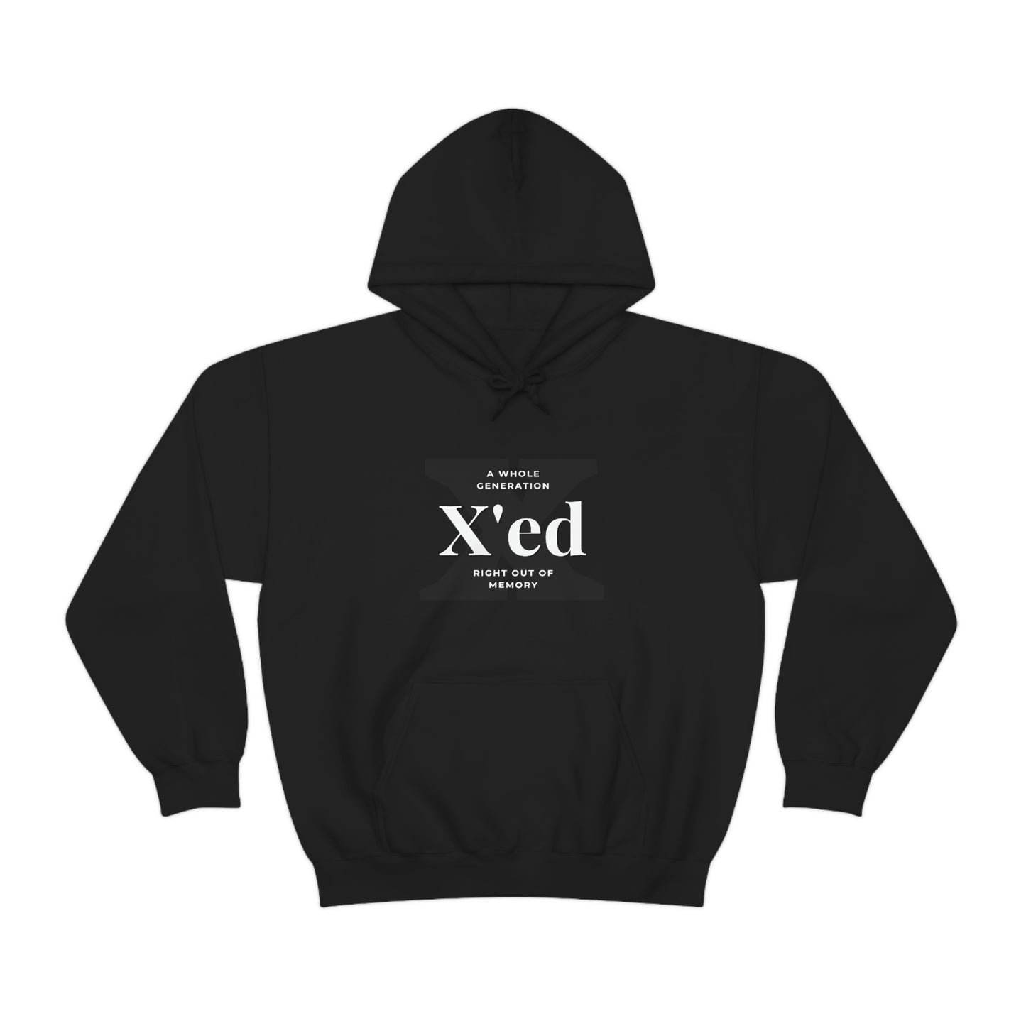GenX X'ed Out Unisex Hooded Sweatshirt