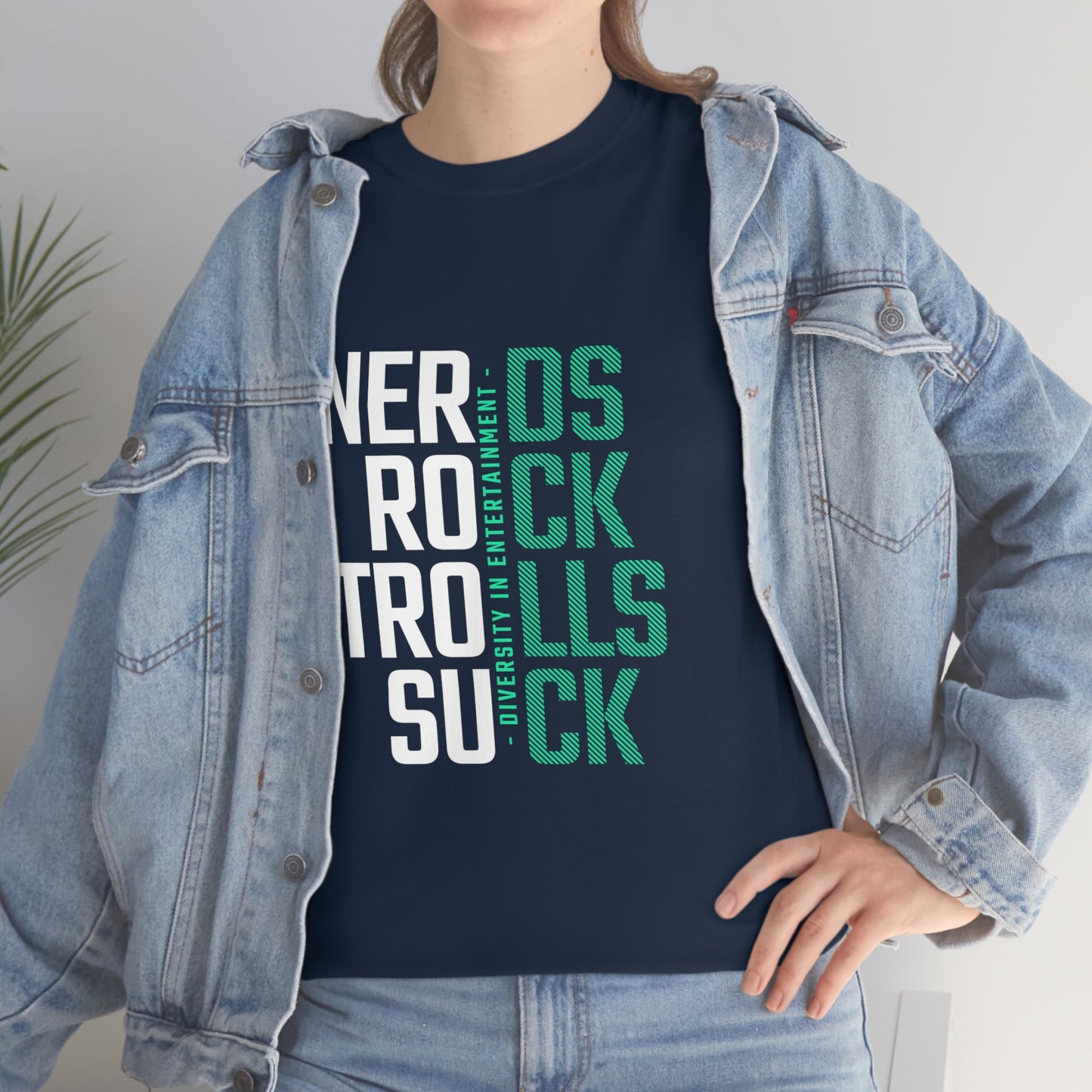 Nerds Rock Troll Suck Unisex Cotton T-shirt