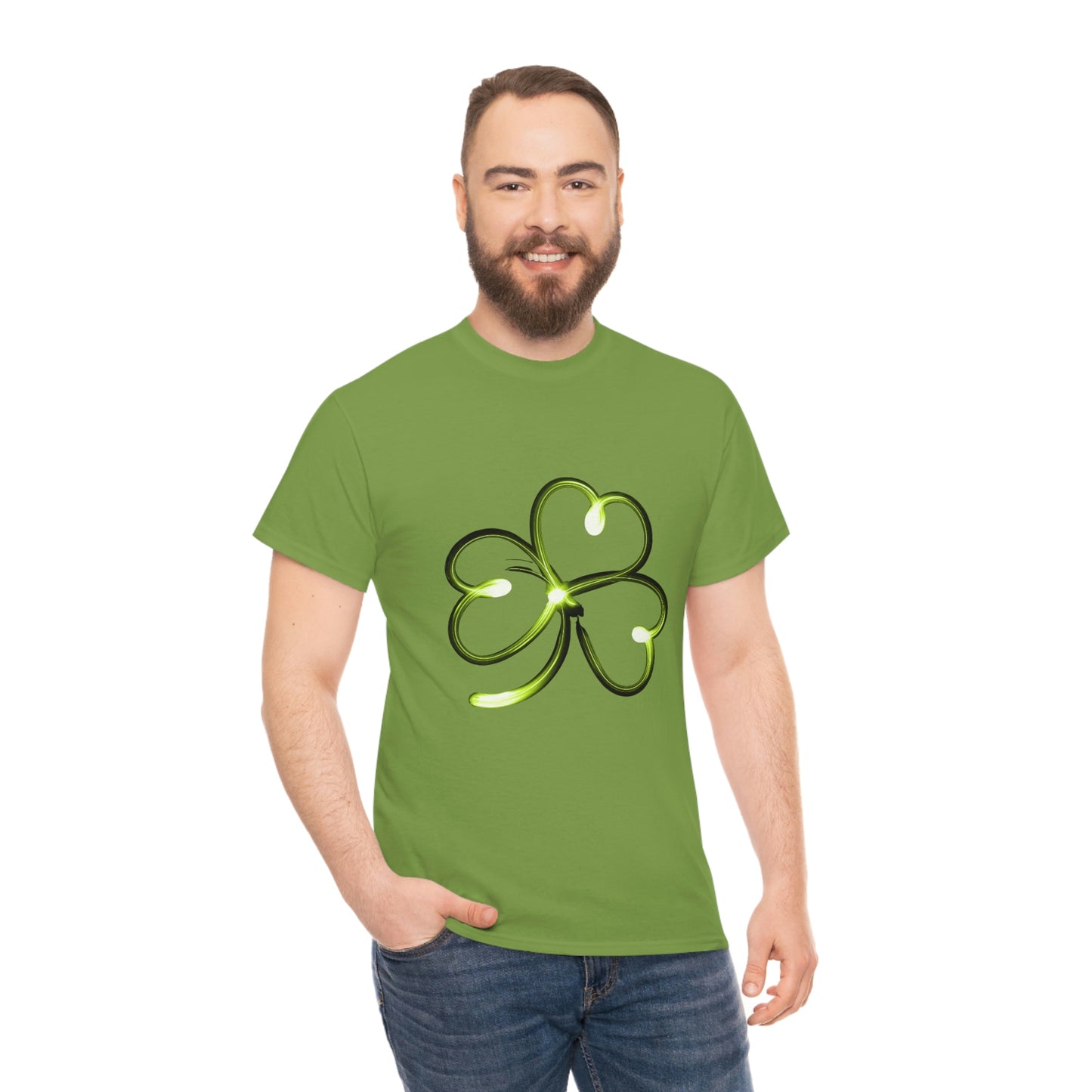 Simple Shamrock Unisex Cotton T-shirt