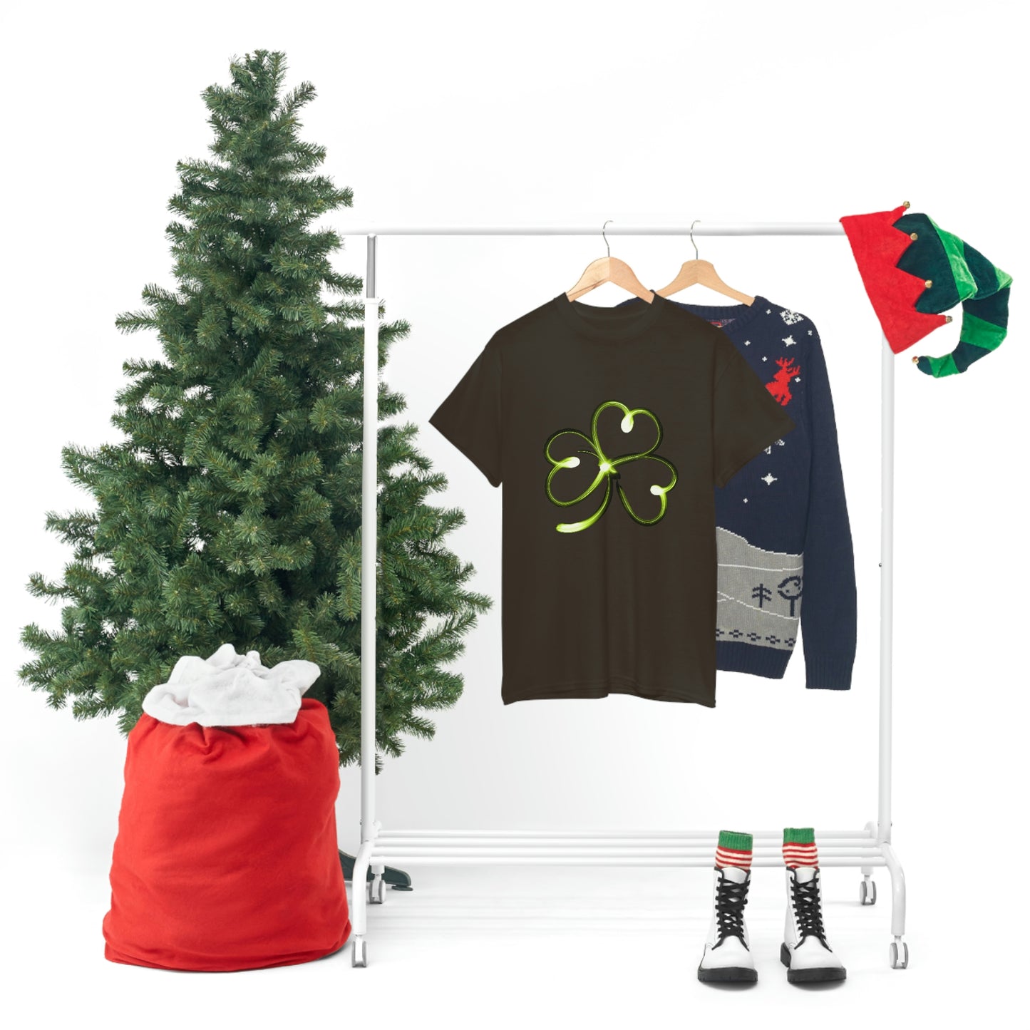 Simple Shamrock Unisex Cotton T-shirt
