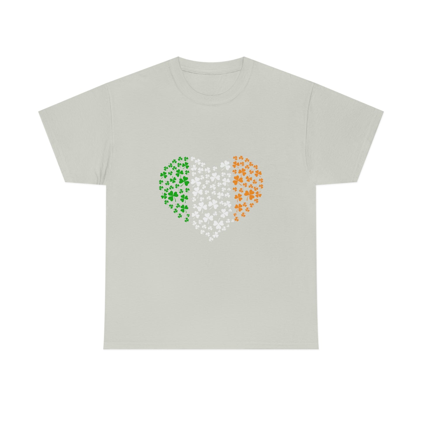 Irish Flag Hearts Unisex Cotton T-shirt