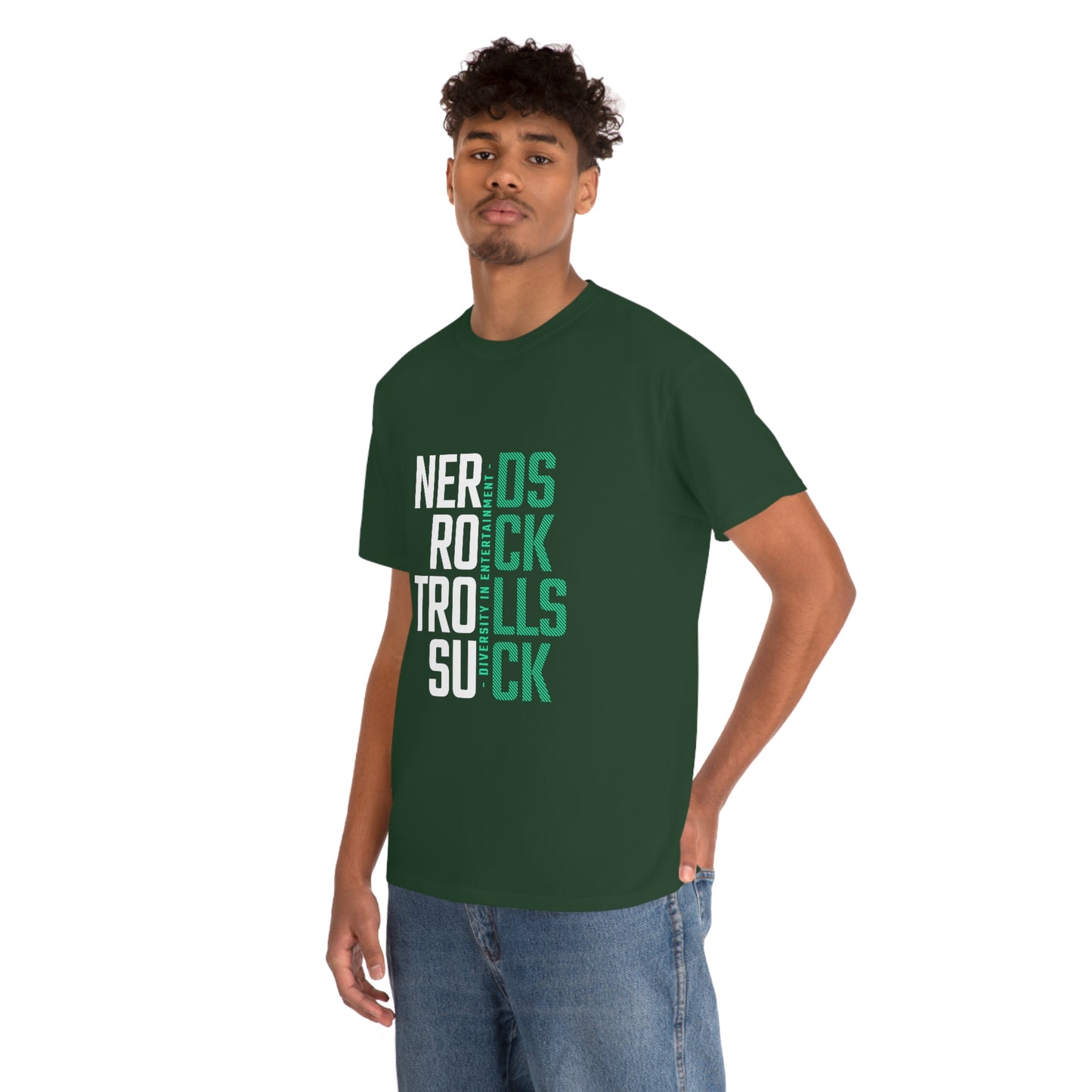 Nerds Rock Troll Suck Unisex Cotton T-shirt
