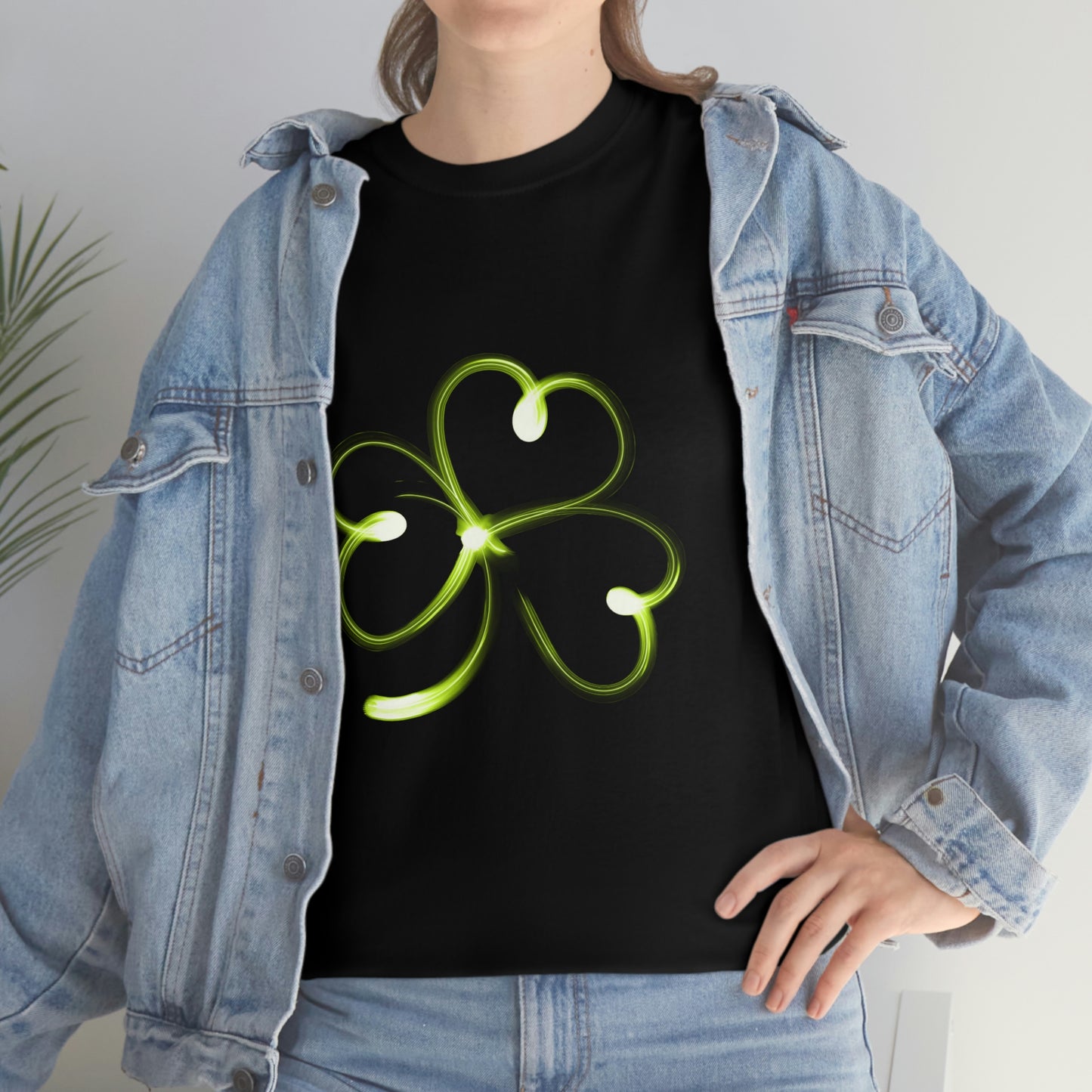 Simple Shamrock Unisex Cotton T-shirt