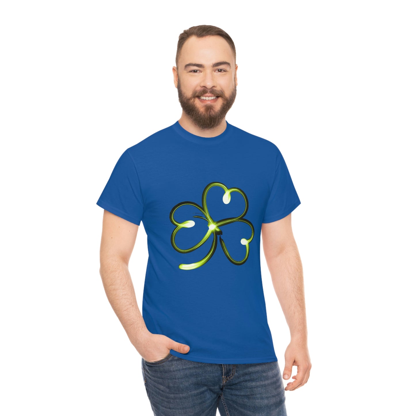 Simple Shamrock Unisex Cotton T-shirt