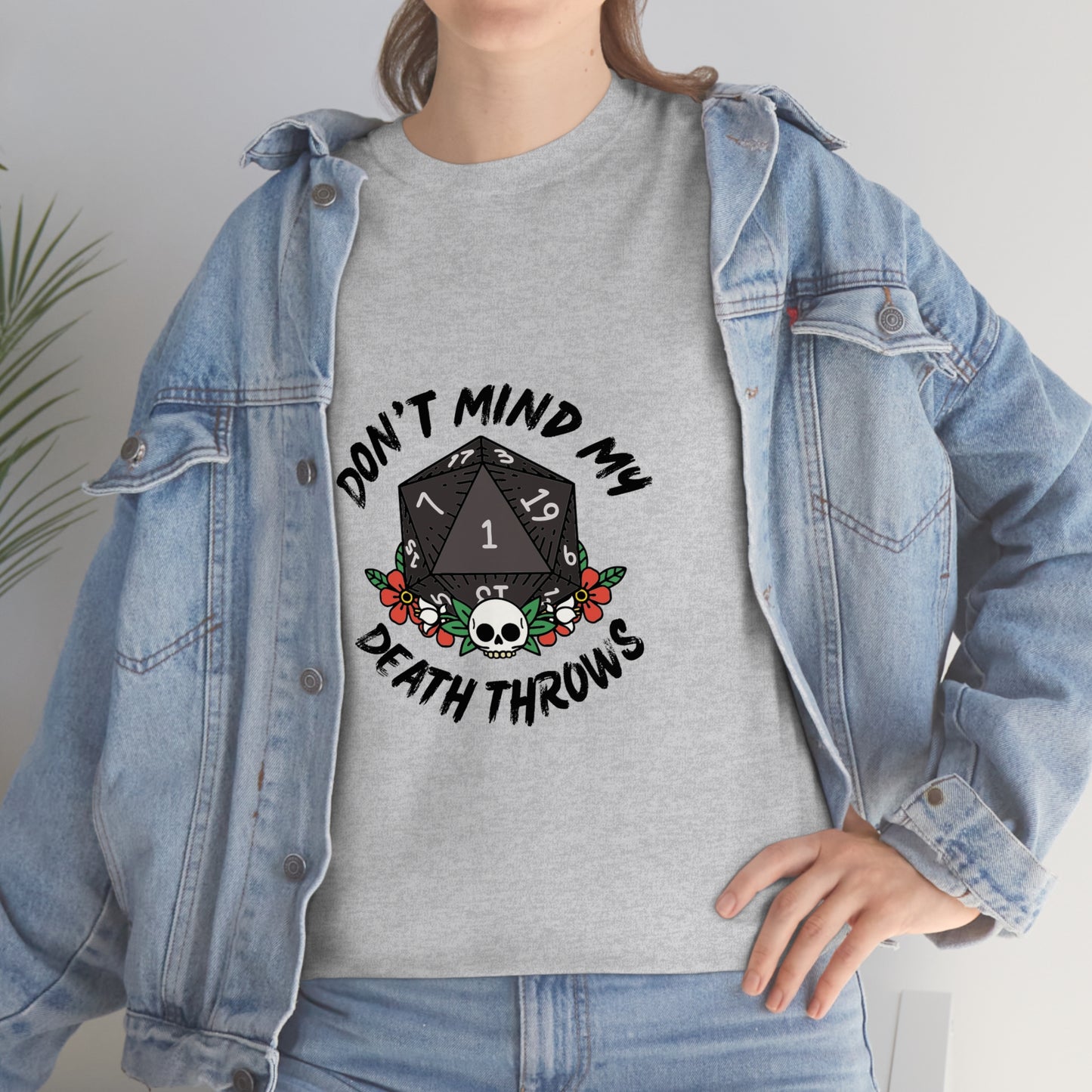 Death Throws Light Unisex Cotton T-shirt