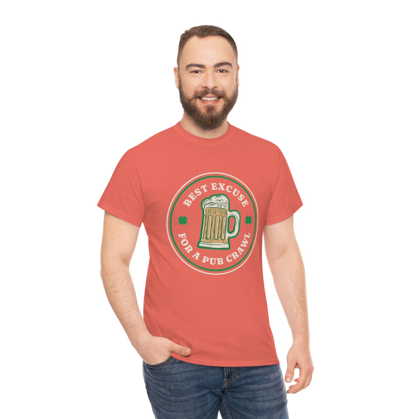 Pub Crawl Hearts Unisex Cotton T-shirt